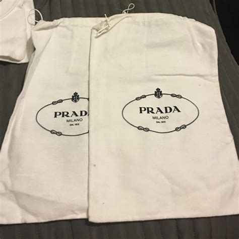 prada dust bag black